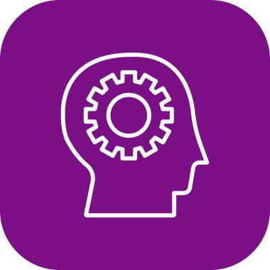 Gears Vektör Simgesi Tasarım İllüstrasyonu