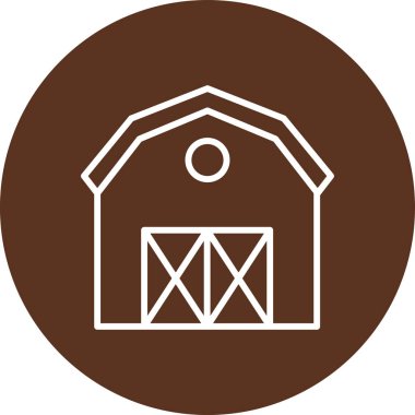 ahır simge vektör çizim