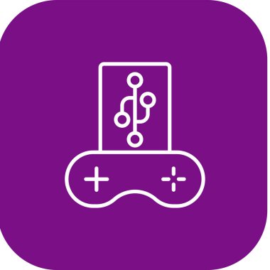 Joystick vektör simgesi modern illüstrasyon