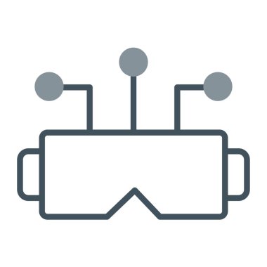 robot ikon vektör illüstrasyonu