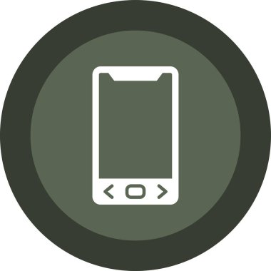 vektör cep telefonu simgesi, vektör illüstrasyonu