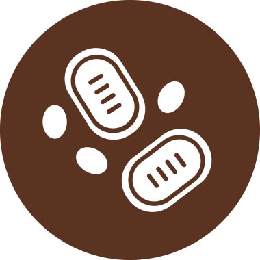 Gıda simgesinin vektör illüstrasyonu