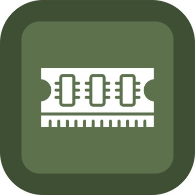 Modern mobil uygulamanın vektör simgesi