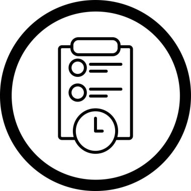 Son Tarih web simgesi, vektör çizim