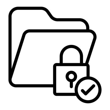 Belge simgesi, basit vektör çizim