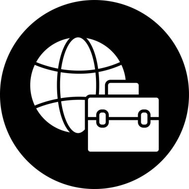 küresel harita. Basit tasarım