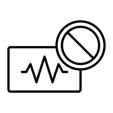 ses simgesinin çizgi simgesi tasarımı, ses hacmi vektör tasarımı