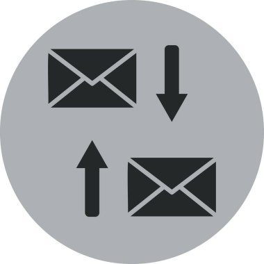 E- posta simgesinin vektör illüstrasyonu