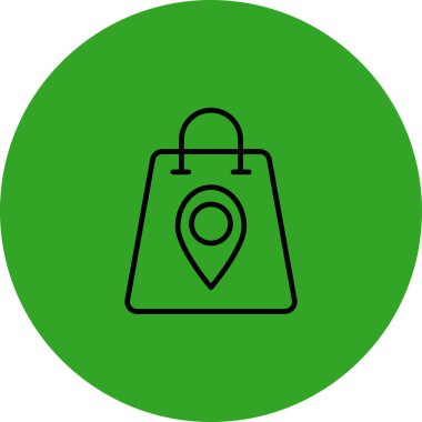 Harita işaretleyici simgesi. vektör illüstrasyonu