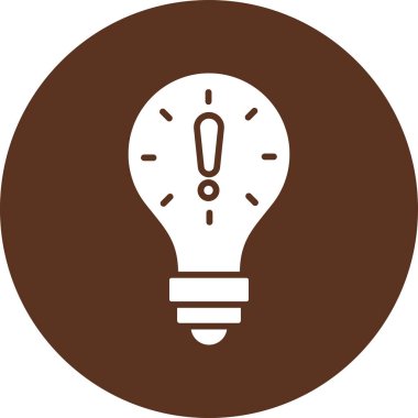 ampul simgesi vektör illüstrasyonu