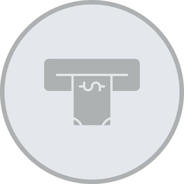 Dikiş makinesinin vektör simgesi, düz tasarım biçimi