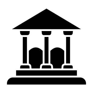 bina simgesi, vektör illüstrasyonu