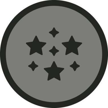 yıldız simgesi vektör illüstrasyonu