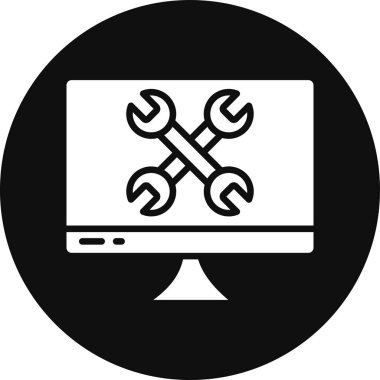 seo modern simgesinin vektör illüstrasyonu