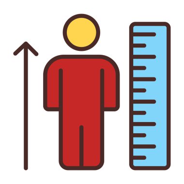 İnsan simgesinin vektör illüstrasyonu