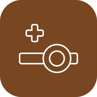 Mobil uygulamada illüstrasyonun vektör simgesi