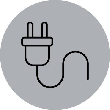 Tak vektör ince çizgi simgesi