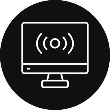 bilgisayar simgesi vektör illüstrasyonu