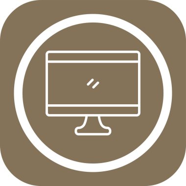 Moda Biçimli Ayırılmış Arkaplanda Simgeyi İzle