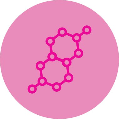 Molekül simgesi vektör illüstrasyonu