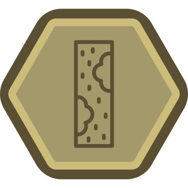 Yemek. Web simgesi basit illüstrasyon