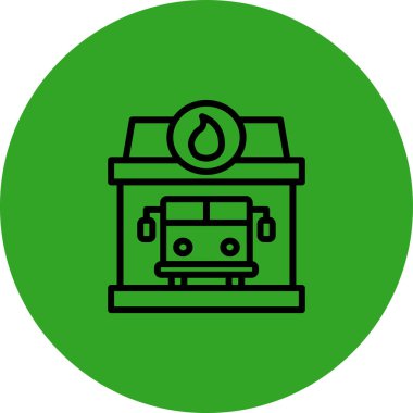 gaz simge vektör çizim