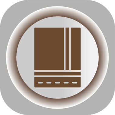 Kitap simgesi soyut arkaplan grubunda izole edildi