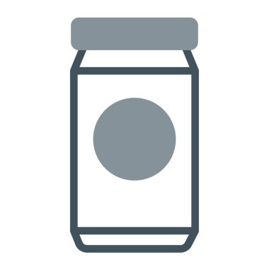 Kavanoz ikonu vektör illüstrasyonu