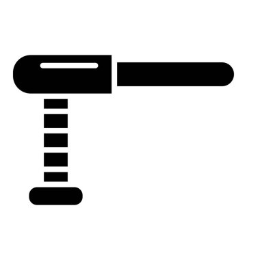 Çekiç simgesi. Vektör çizim