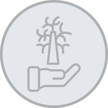 Vektör Ağacı Simgesi illüstrasyonu