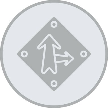 ok simgesi vektör illüstrasyonu