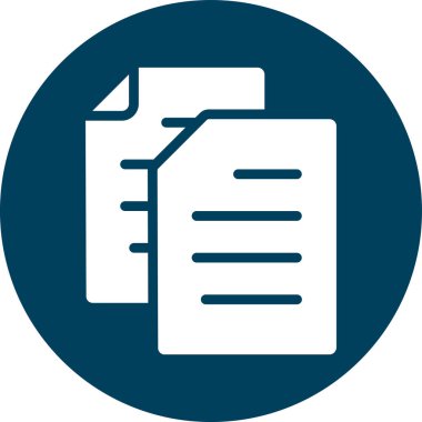 Dosya simgesinin vektör illüstrasyonu