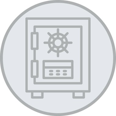 güvenli simge vektör illüstrasyonu