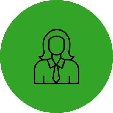 Avatar kişi simgesi, vektör illüstrasyonu