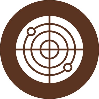 hedef simge vektör illüstrasyonu