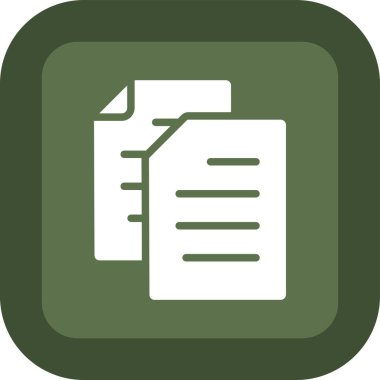 Belge simgesinin vektör illüstrasyonu