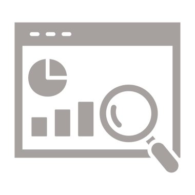 veri analizi vektör çizgisi simgesi, düzenlenebilir çizgi simgesi doğrusal konsept