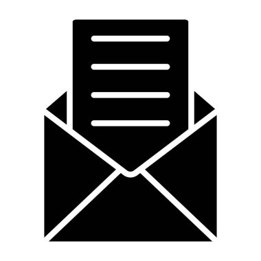 zarf vektör simgesi. Basit vektör simgesi.