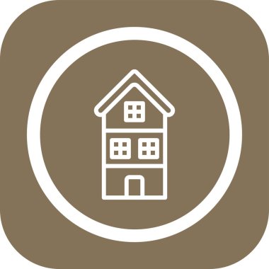 Ev simgesi vektör illüstrasyonu