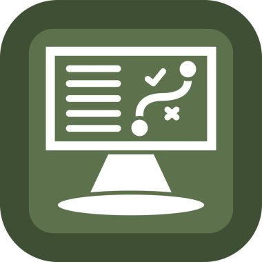 İnternet konseptinin web simgesi, vektör illüstrasyonu