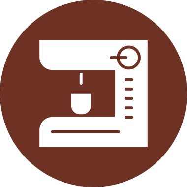 kahve makinesi simgesini, vektör çizim