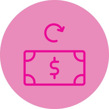 Modern b 'nin vektör çizimi dolar simgesinden yoksundur