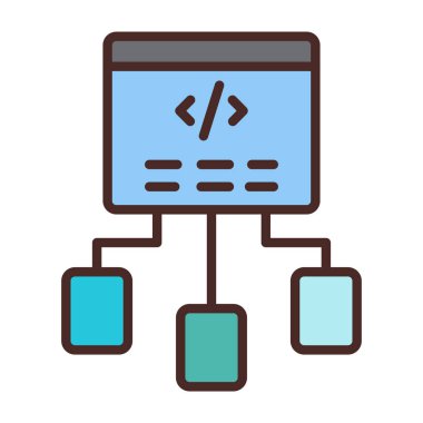 Ağ web simge vektör çizim