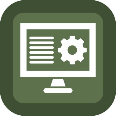 tarayıcı web simgesi, vektör illüstrasyonu