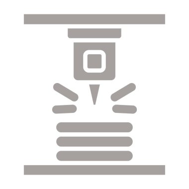 Klima ikonu. İnce çizgi ve gri tasarım.