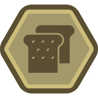 Gıda Web ikonu vektör illüstrasyonu