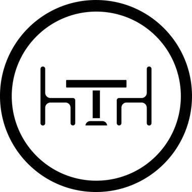 Modern bir simgenin vektör illüstrasyonu