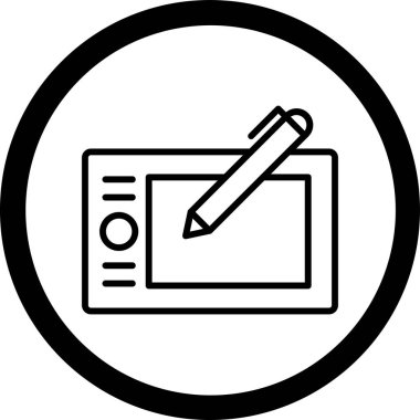 belge simgesi vektör illüstrasyonu