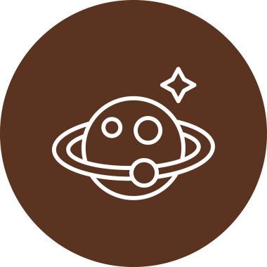 Bir yıldız simgesinin vektör illüstrasyonu