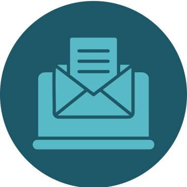 Zarf. Web simgesi basit illüstrasyon